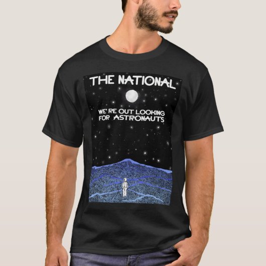 The National (Band) – 宇宙飛行士を探して(Alli) Tシャツ (正面)