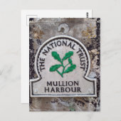 The National Trust - Mullion Harbour in Cornwall ポストカード (正面/裏面)