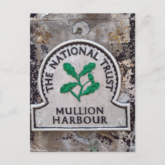 The National Trust - Mullion Harbour in Cornwall ポストカード (正面)