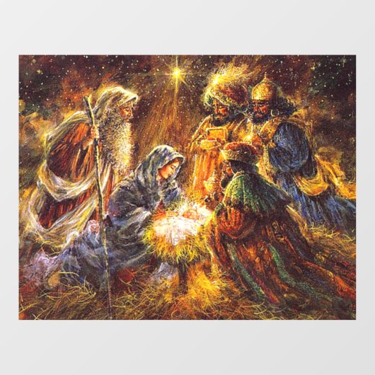 THE NATIVITY: ADORATION OF THE MAGI ウィンドウサイン (シート)