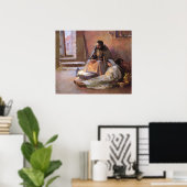 The Nativity By Gari Melchers ポスター (ホームオフィス)