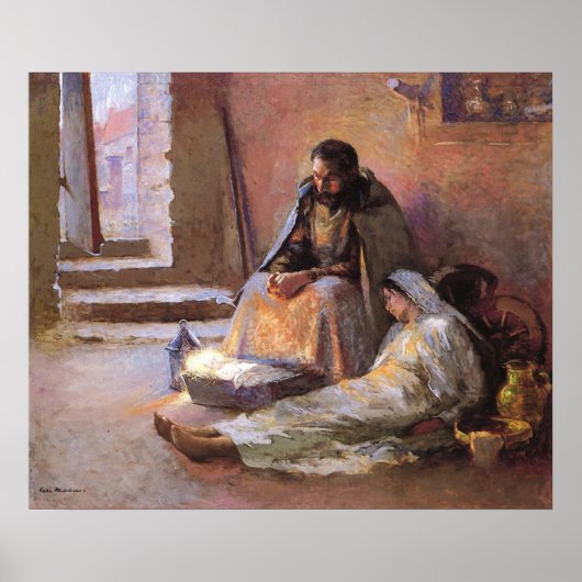 The Nativity By Gari Melchers ポスター (正面)