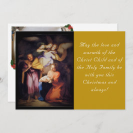 The Nativity Christmas Photo シーズンカード
