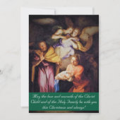 The Nativity Christmas Photo シーズンカード (正面)