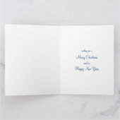 The Nativity of Baby Jesus Christmas Greetings カード (内部)