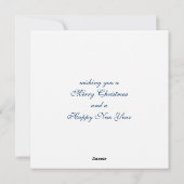 The Nativity of Baby Jesus Christmas Greetings シーズンカード (裏面)