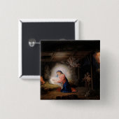 The Nativity of Christ (by Vladimir Borovikovsky) 缶バッジ (正面&裏面)