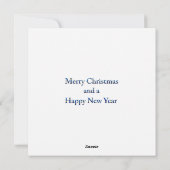 The Nativity with Mary, Joseph and baby Jesus  シーズンカード (裏面)