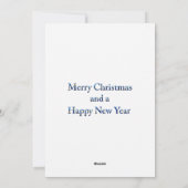 The Nativity with Mary, Joseph and baby Jesus シーズンカード (裏面)