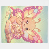 The Nectar Artist フリースブランケット (正面(横))