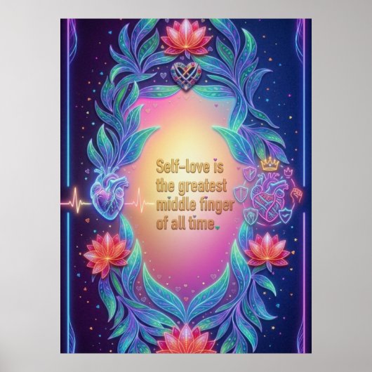 The Neon Sovereign Heart ポスター (正面)