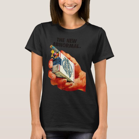 The New Abnormal Smoker Smoking Smoke Tシャツ (正面)