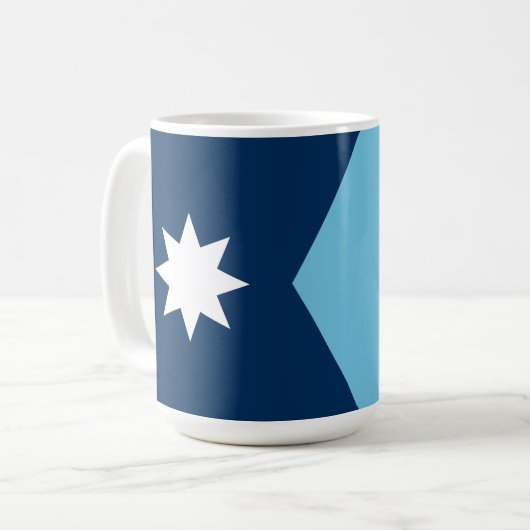 The new Flag of Minnesota State コーヒーマグカップ (正面左)