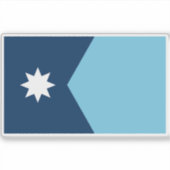 The new Flag of Minnesota State シール (正面)