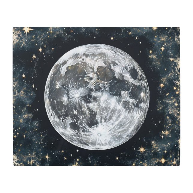 The new moon メタルプリント (正面)