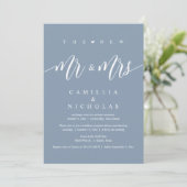 The New Mr. and Mrs. Wedding Elopement Dinner Part 招待状 (スタンド正面)
