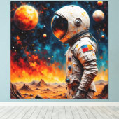 THE NEW WORLD MAN キャンバスプリント (インサイチュ (ウッドフロア))