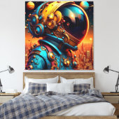 THE NEW WORLD MAN キャンバスプリント (インサイチュ (寝室))