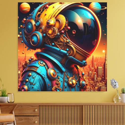 THE NEW WORLD MAN キャンバスプリント (インサイチュ (リビング))