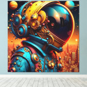 THE NEW WORLD MAN キャンバスプリント (インサイチュ (ウッドフロア))