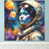 THE NEW WORLD MAN 2 キャンバスプリント (インサイチュ (ウッドフロア))