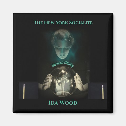 The New York Socialite - Ida Wood Magnet マグネット (正面)