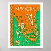 The New Yorker - Florida 12x16 Print ポスター (正面)