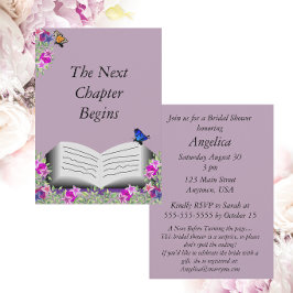 The Next Chapter Begins| 花の本のテーマ 招待状