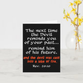 The Next Time The Devil Reminds You Of Your Past  カード (黄色い花)