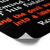 The Next Time The Devil Reminds You Of Your Past  ポスター (角)