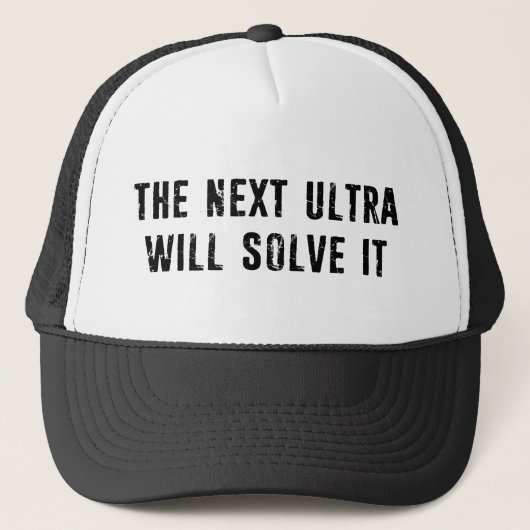The Next Ultra Will Solve It キャップ (正面)