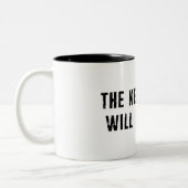 The Next Ultra Will Solve It ツートーンマグカップ (左)