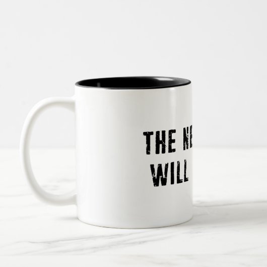 The Next Ultra Will Solve It ツートーンマグカップ (左)