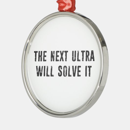 The Next Ultra Will Solve It メタルオーナメント (左)
