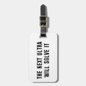 The Next Ultra Will Solve It ラゲッジタグ (正面縦)