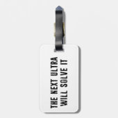 The Next Ultra Will Solve It ラゲッジタグ (裏面縦)