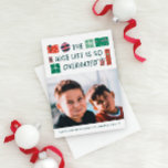 The Nice List Christmas Photo Card シーズンカード<br><div class="desc">あなたのクリスマスの写真のおもしろカードが外れる。</div>