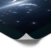 🖼️ The Night 聞 – クレッセント・ムーン&スター ポスター (角)