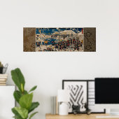 The Night Attack in Chûshingura 47 RONIN ポスター (ホームオフィス)