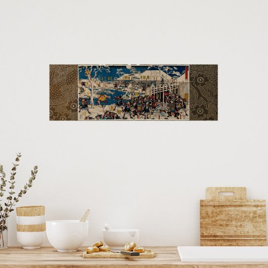 The Night Attack in Chûshingura 47 RONIN ポスター (キッチン)