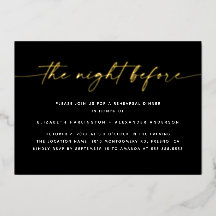 The Night Before | ゴールドスクリプトリハーサルディナー
