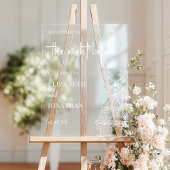 The Night Before Champagne Tower Rehearsal Dinner アクリルサイン