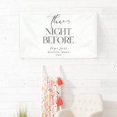 The Night Before Minimal Wedding Rehearsal Dinner 横断幕 (インサイチュ)