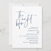 The Night Before, Modern Casual Rehearsal Dinner 招待状 (正面)