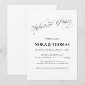 The Night Before Rehearsal Dinner Invitation 招待状 (正面/裏面)