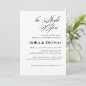 The Night Before Rehearsal Dinner Invitation 招待状 (スタンド正面)