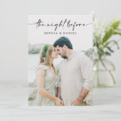 The Night Before Rehearsal Dinner Invitation 招待状 (スタンド正面)