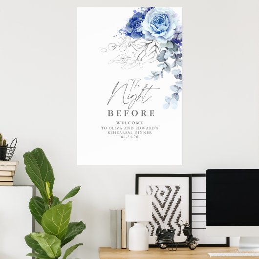 The Night Before Rehearsal Dinner Welcome ポスター (ホームオフィス)