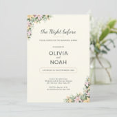 The night before-Romantic Floral Rehearsal Dinner 招待状 (スタンド正面)