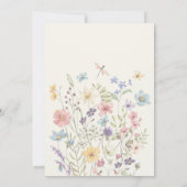 The night before rustic wedding rehearsal dinner 招待状 (裏面)